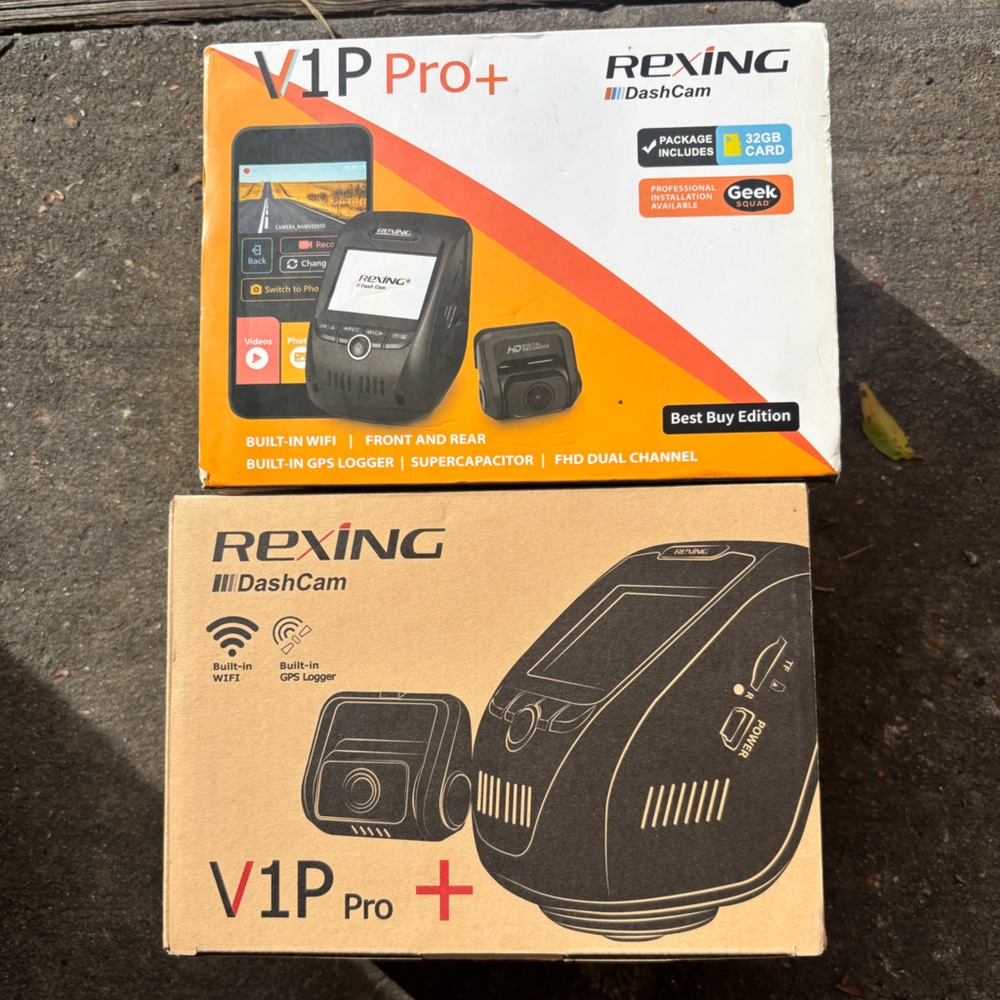 Car Dash Camera 4k quality Rexing V1P Pro+